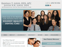 Tablet Screenshot of drlouiessfdentist.com